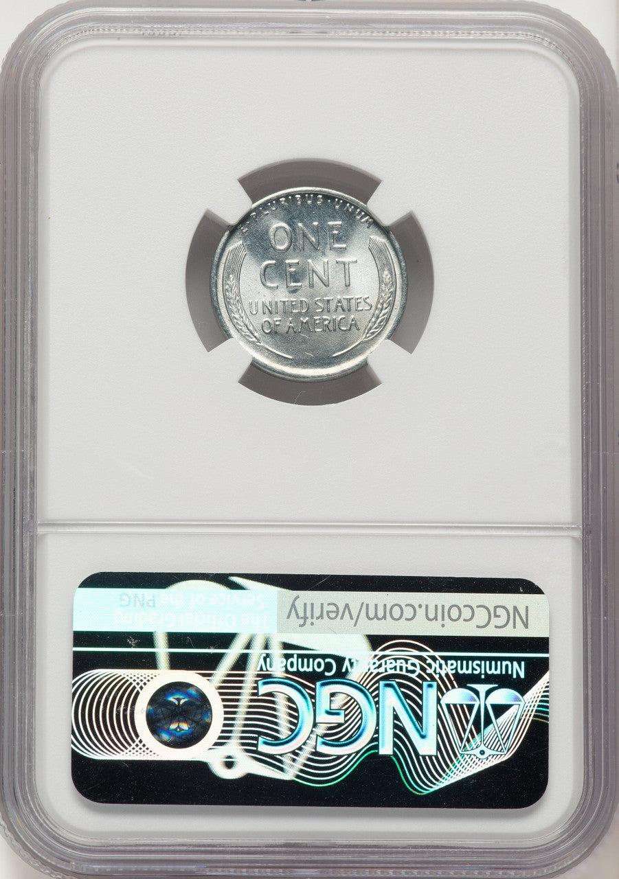 1943 1C Lincoln Cent NGC MS68