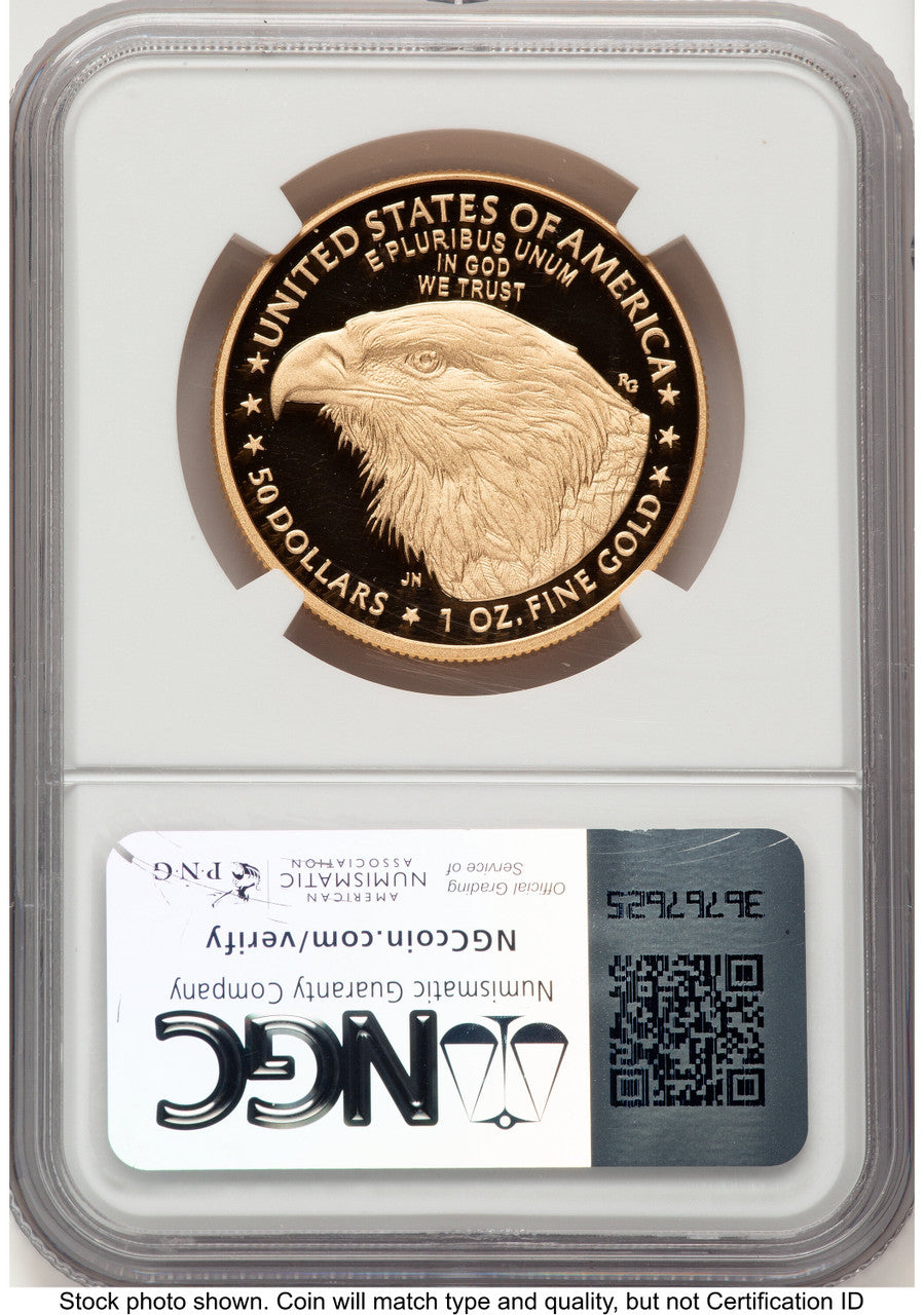 2024-W Proof Gold Eagle 1 oz AR Jennie Reagan Bust Art NGC PF70 Norris