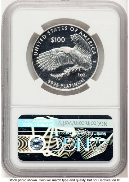 2018-W Proof Platinum Eagle 1 oz NGC PF70 Ed Moy (784188005)