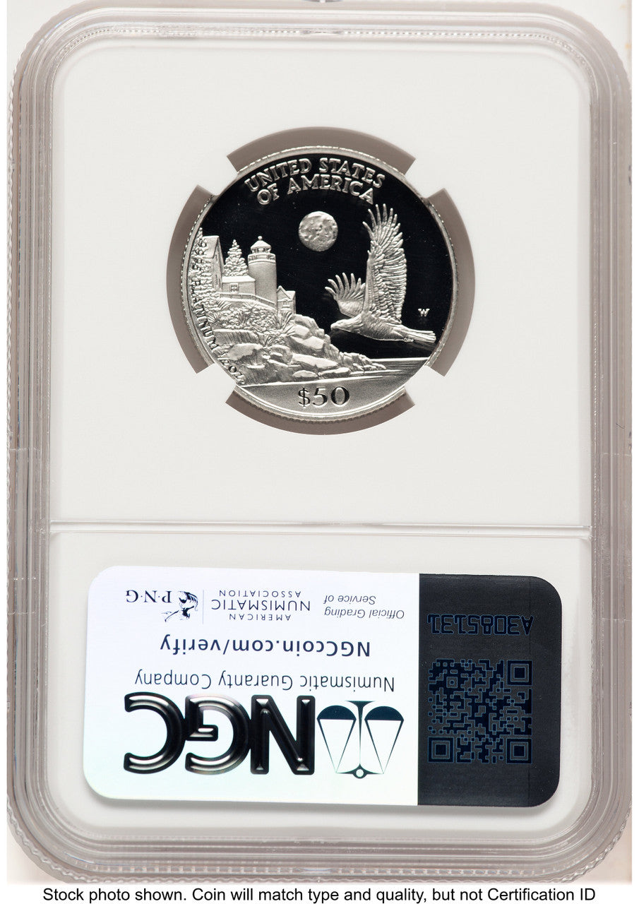 1998-W Proof Platinum Eagle 1/2 oz Brown Label NGC PF70 (784188008)