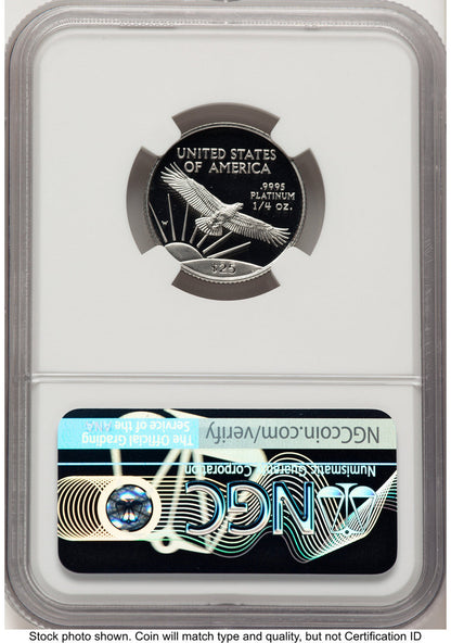 1997-W Proof Platinum Eagle 1/4 oz Rhett Jeppson NGC PF70