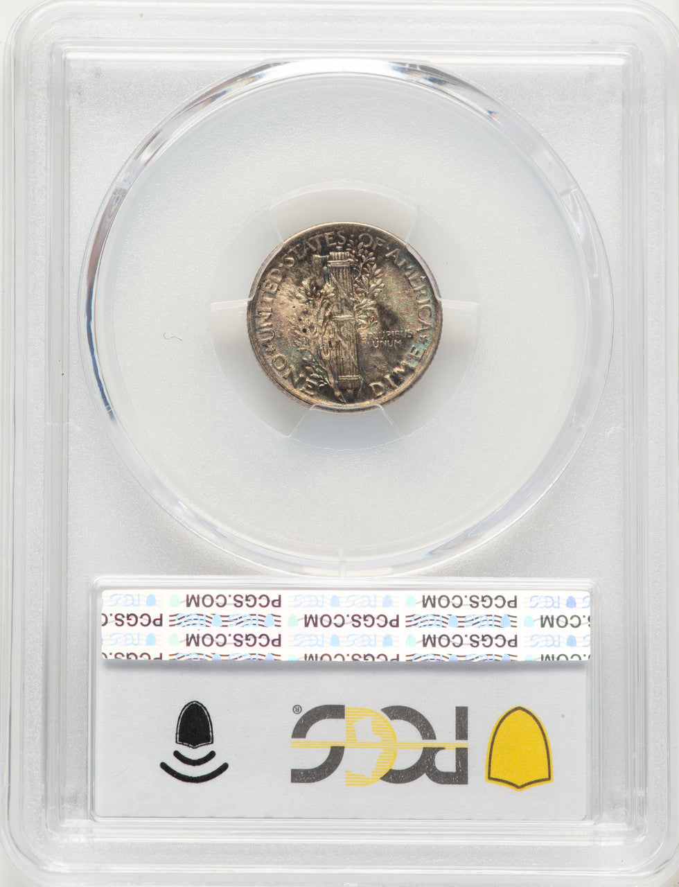 1918 10C FB Mercury Dime PCGS MS66