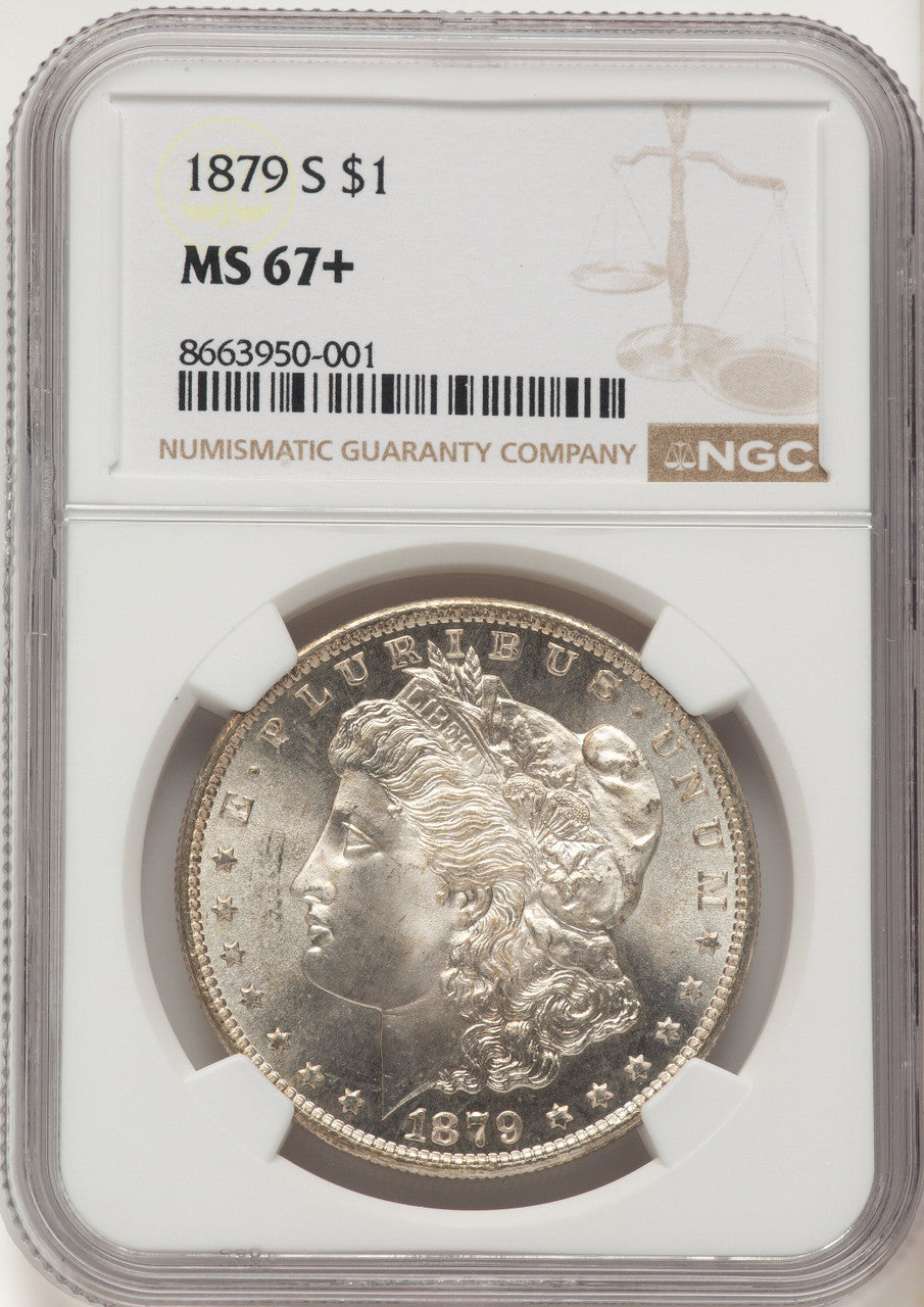 1879-S Morgan Dollar NGC MS67+