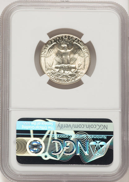 1943-D 25C CAC Washington Quarter NGC MS67+