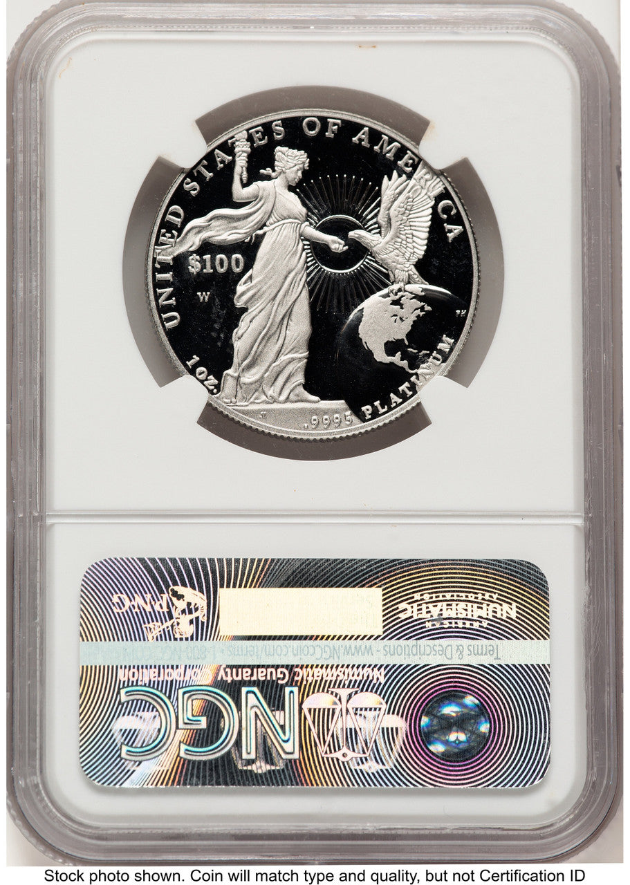 2015-W Proof Platinum Eagle 1 oz ER Kenneth Bressett Red Book NGC PF70