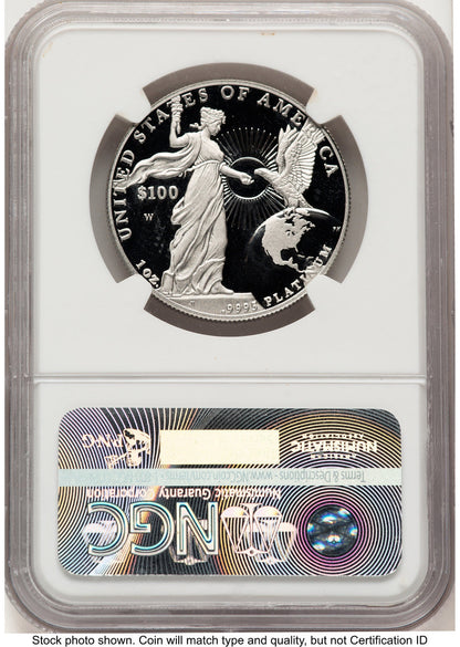 2015-W Proof Platinum Eagle 1 oz ER Kenneth Bressett Red Book NGC PF70