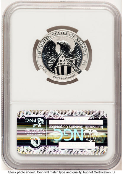 2007-W Reverse Proof Platinum Eagle 1/2 oz 10th Anniversary Label NGC PF70 (784375018)