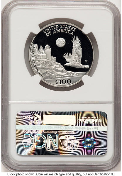 1998-W Proof Platinum Eagle 1 oz American Liberty Series Label NGC PF70