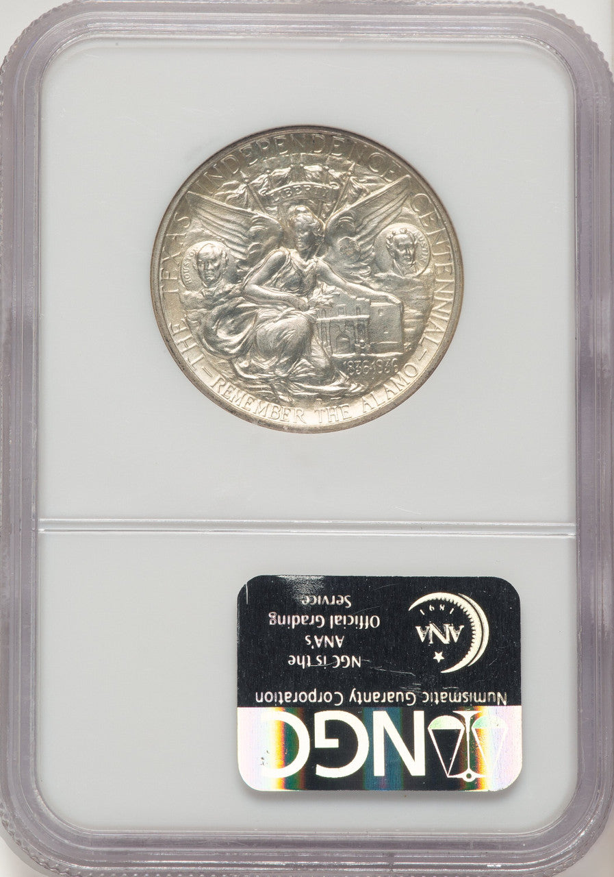 1938-D 50C Texas Commemorative Silver NGC MS67