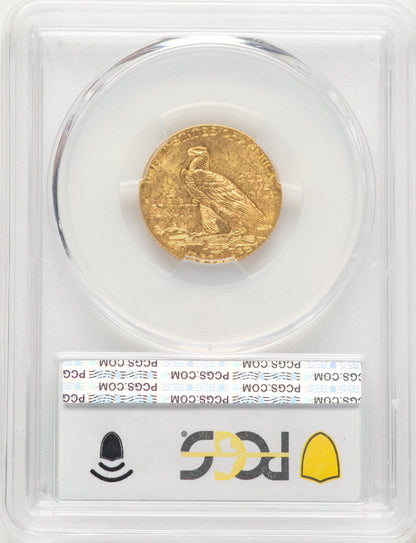 1913 $5 Indian Half Eagle PCGS MS62+