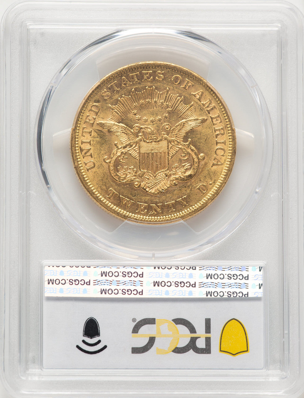 1853 $20 Liberty Double Eagle PCGS AU58 (784404002)