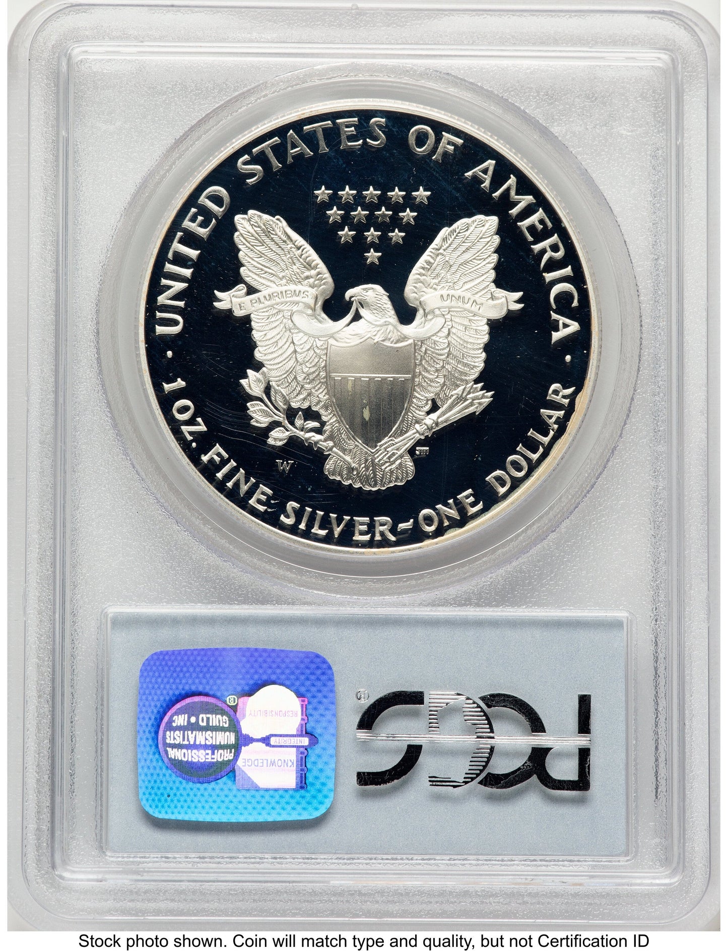 1995-W Proof Silver Eagle 1 oz Blue Label PCGS PR69