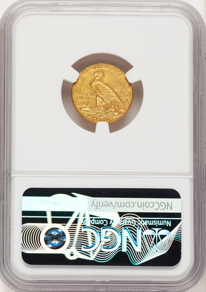 1912 $2.50 Indian Quarter Eagle NGC MS61 (784412061)