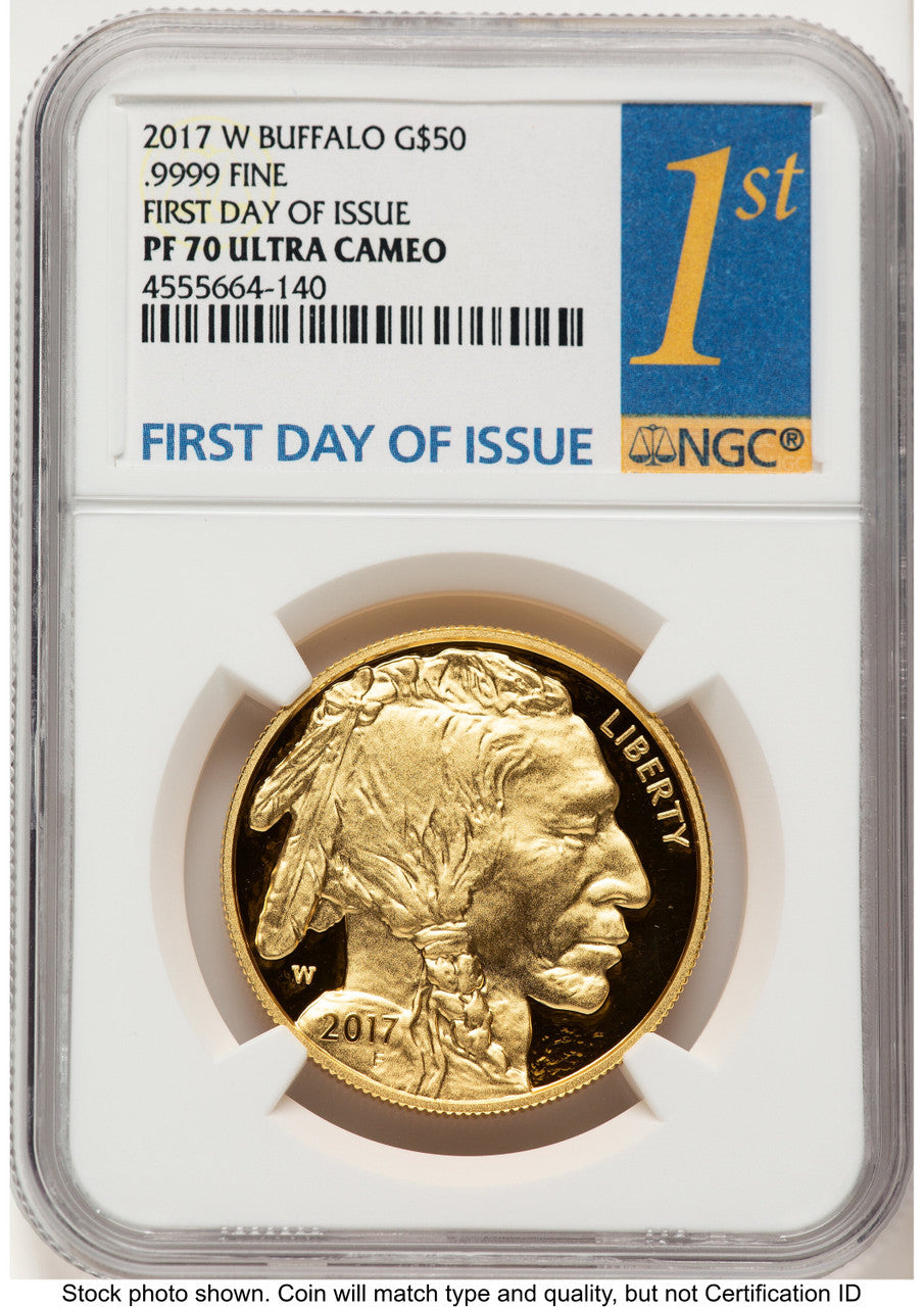 2017-W Proof Gold Buffalo 1 oz FDI 1ST NGC PF70 (784420007)