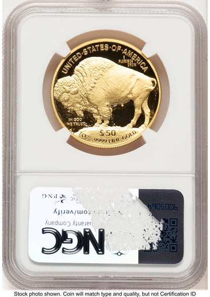 2017-W Proof Gold Buffalo 1 oz Brown Label NGC PF70