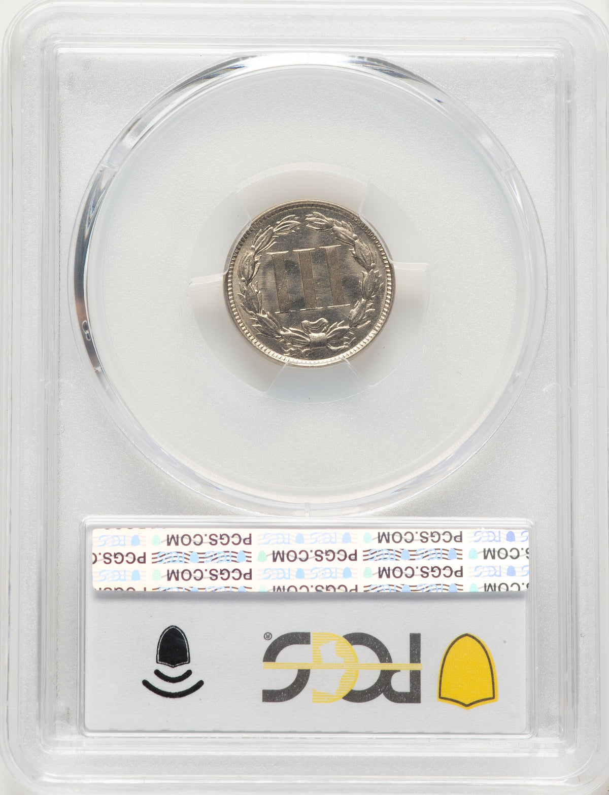 1870 3CN Three Cent Nickel PCGS MS66+