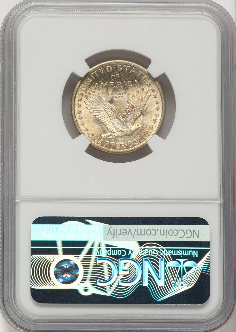 1917 T-1 FH Standing Liberty Quarter NGC MS65