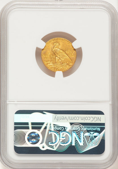 1911 $2.50 Indian Quarter Eagle NGC MS63