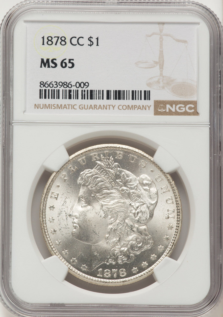 1878-CC Morgan Dollar NGC MS65