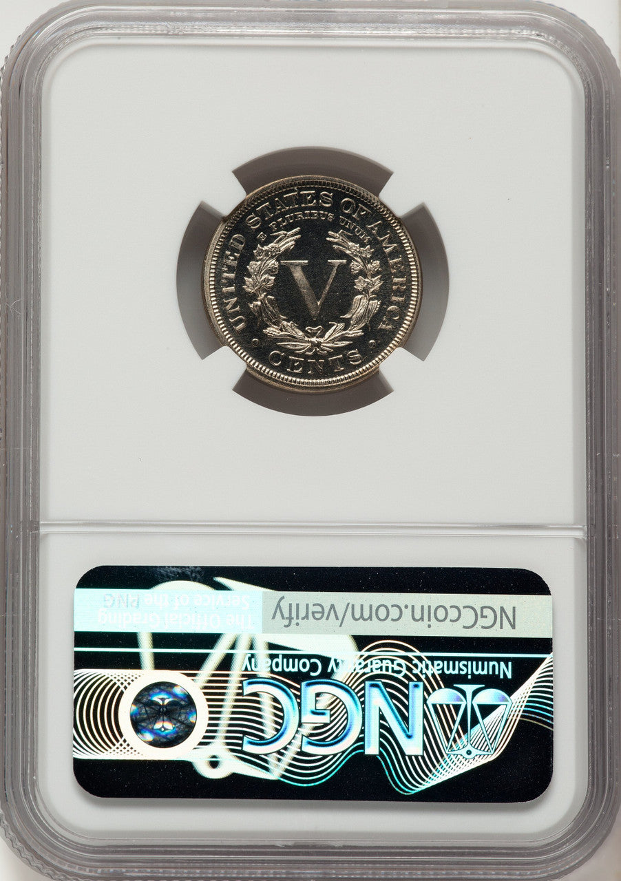 1895 5C Proof Liberty Nickel NGC PR67
