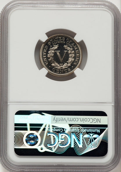 1895 5C Proof Liberty Nickel NGC PR67