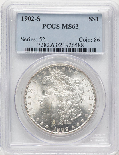 1902-S Morgan Dollar PCGS MS63 (784478025)