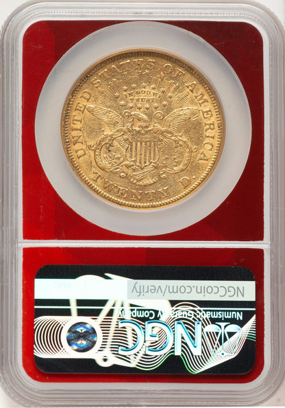 1874-CC $20 Liberty Double Eagle NGC XF45