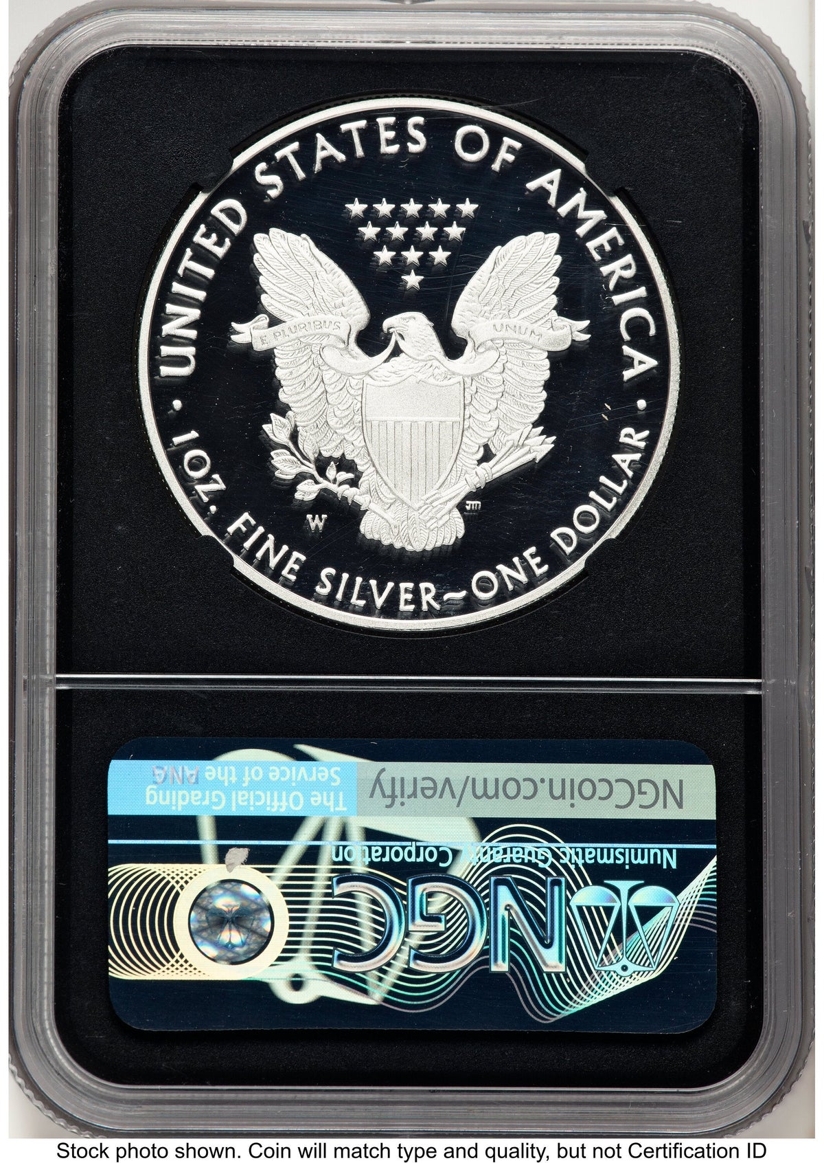 2020-W Proof Silver Eagle V75 Privy 1 oz FR John NGC PF70 Mercanti