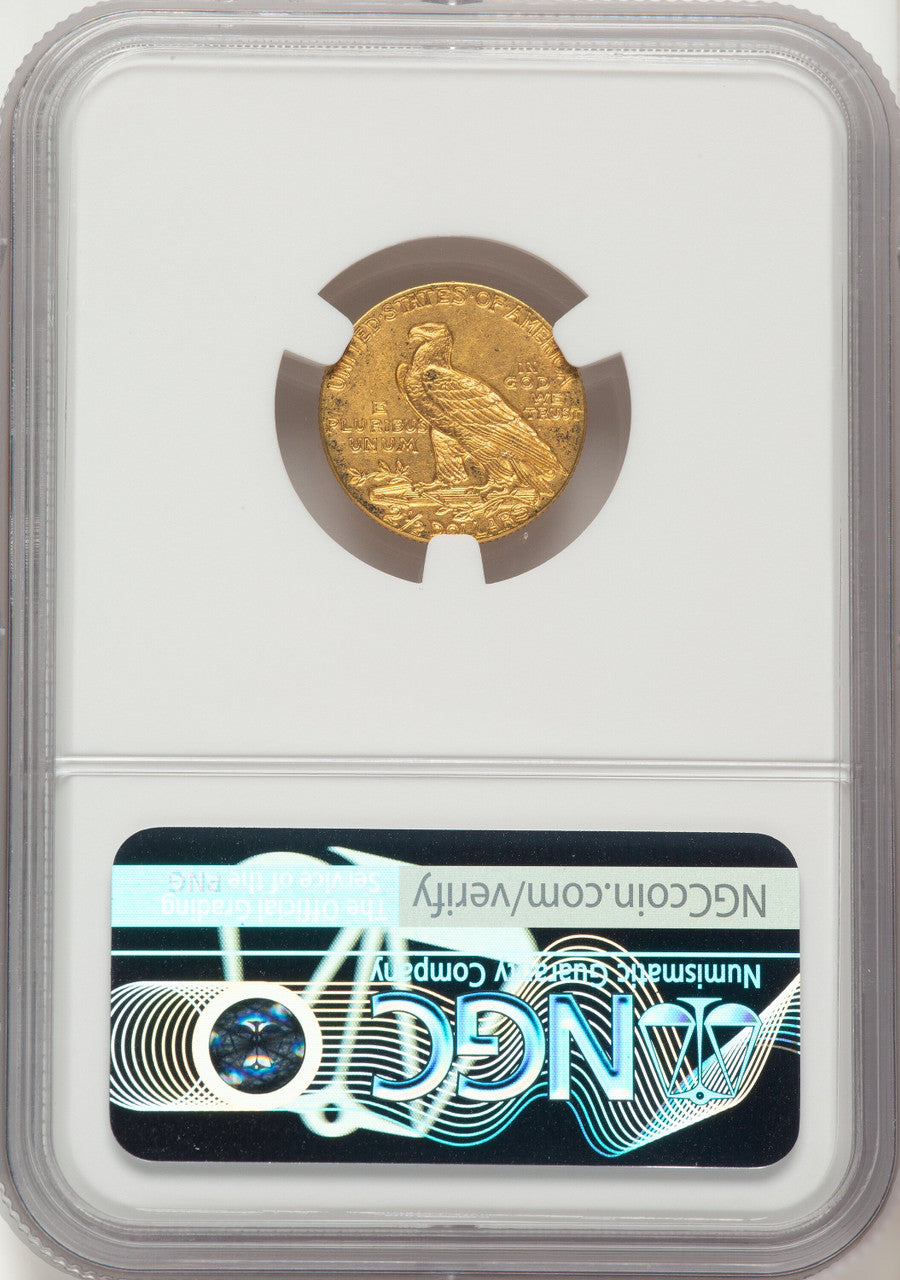 1909 $2.50 Indian Quarter Eagle NGC MS63