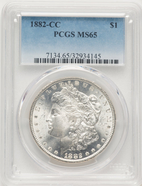 1882-CC Morgan Dollar PCGS MS65