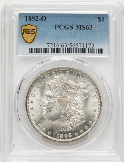 1892-O Morgan Dollar PCGS MS63