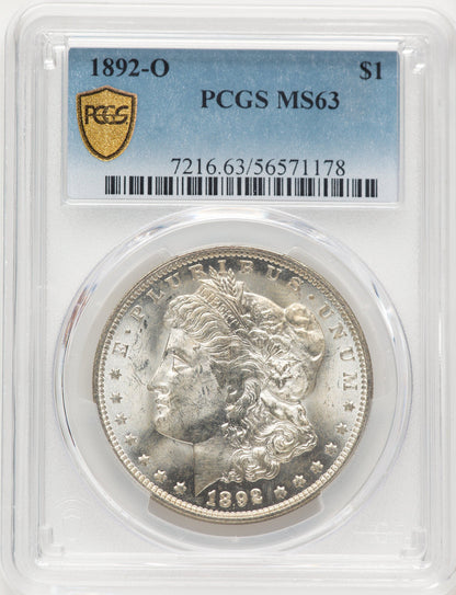 1892-O Morgan Dollar PCGS MS63