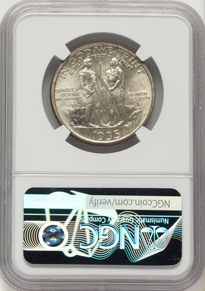 1935 50C Boone Commemorative Silver NGC MS67