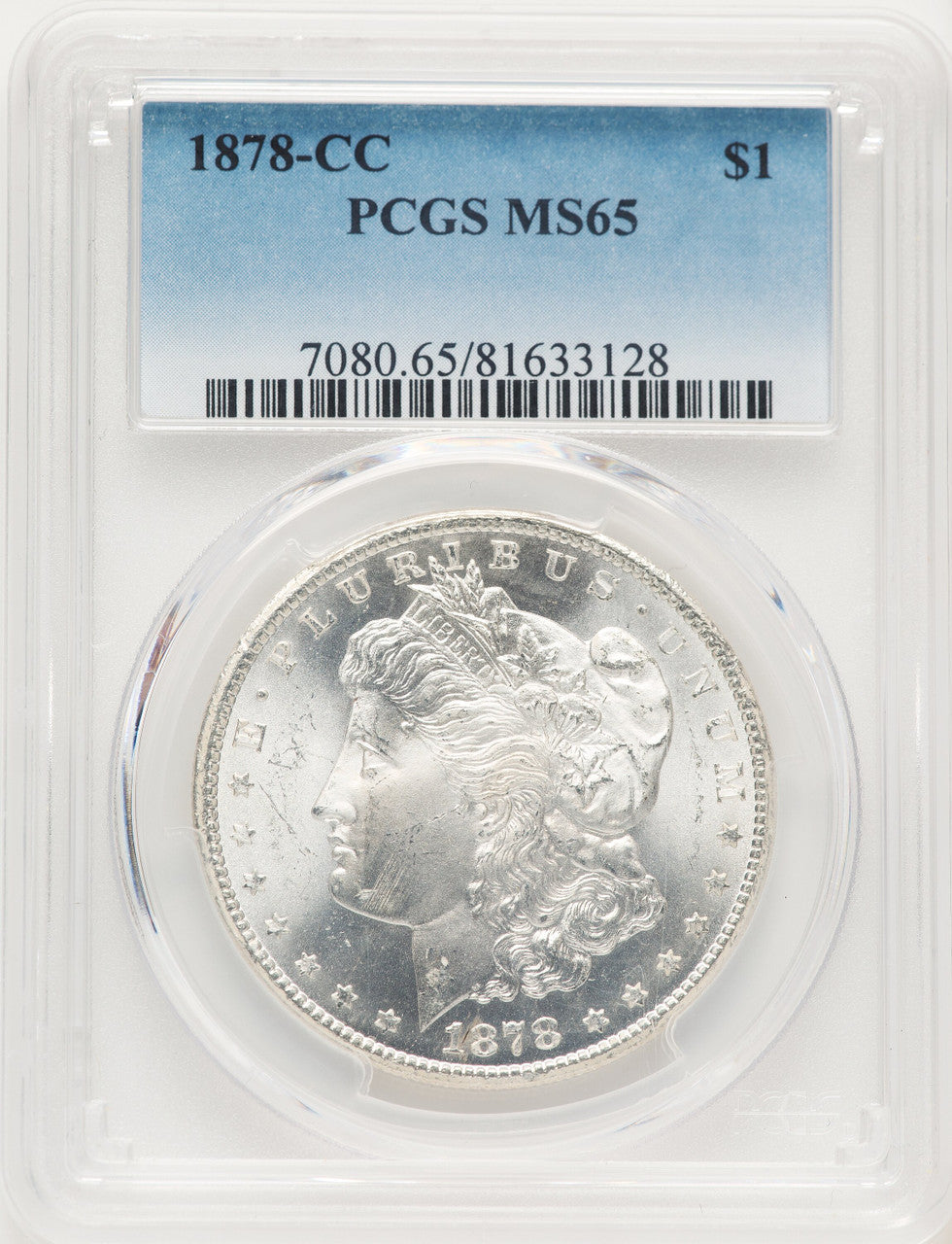 1878-CC Morgan Dollar PCGS MS65