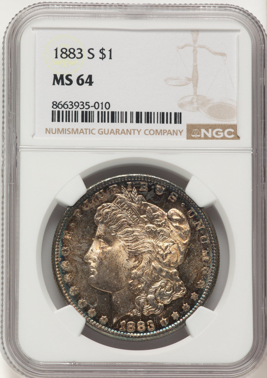 1883-S Morgan Dollar NGC MS64