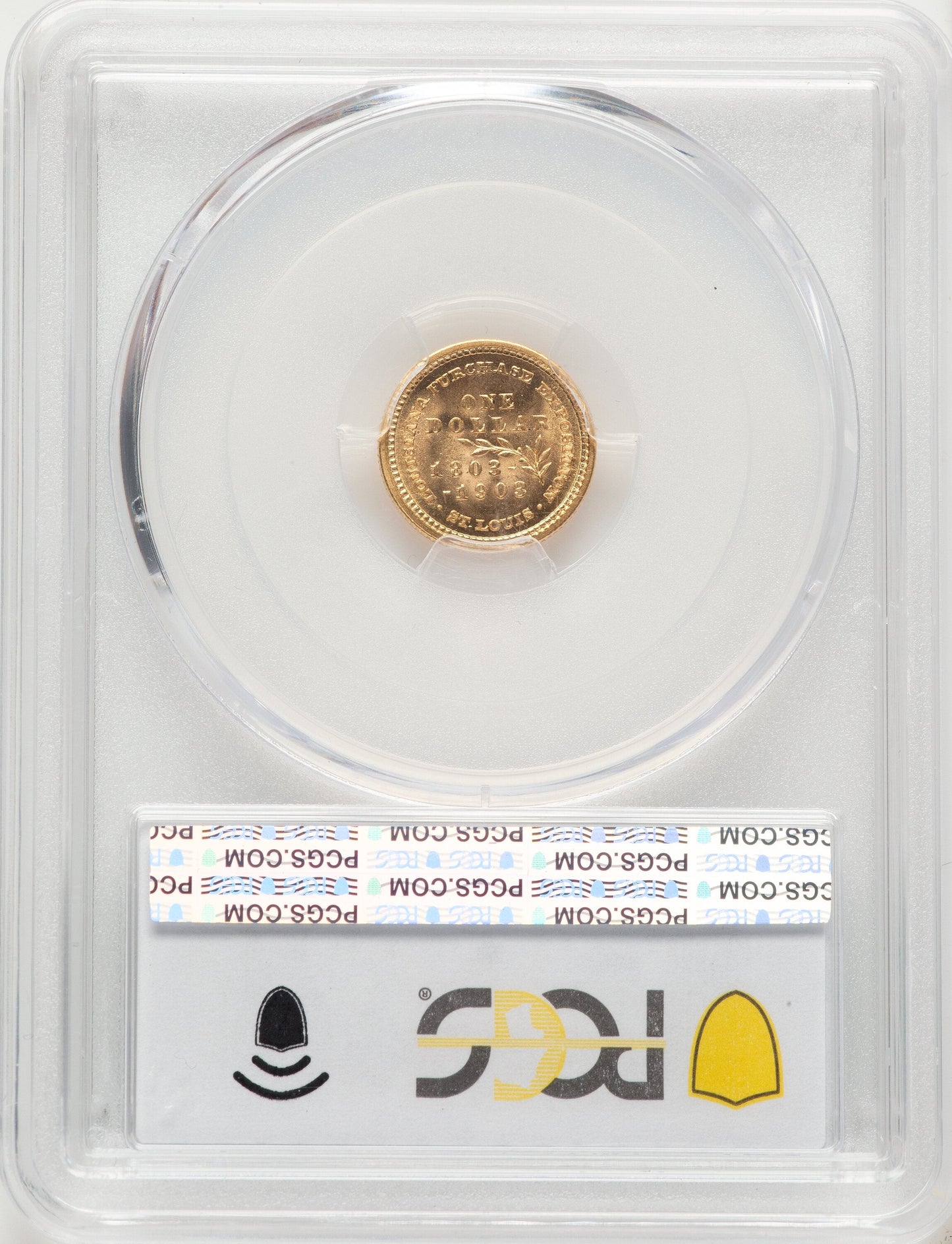 1903 G$1 JEFF CAC Commemorative Gold PCGS MS67+