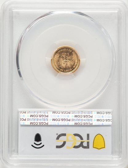 1903 G$1 JEFF CAC Commemorative Gold PCGS MS67+