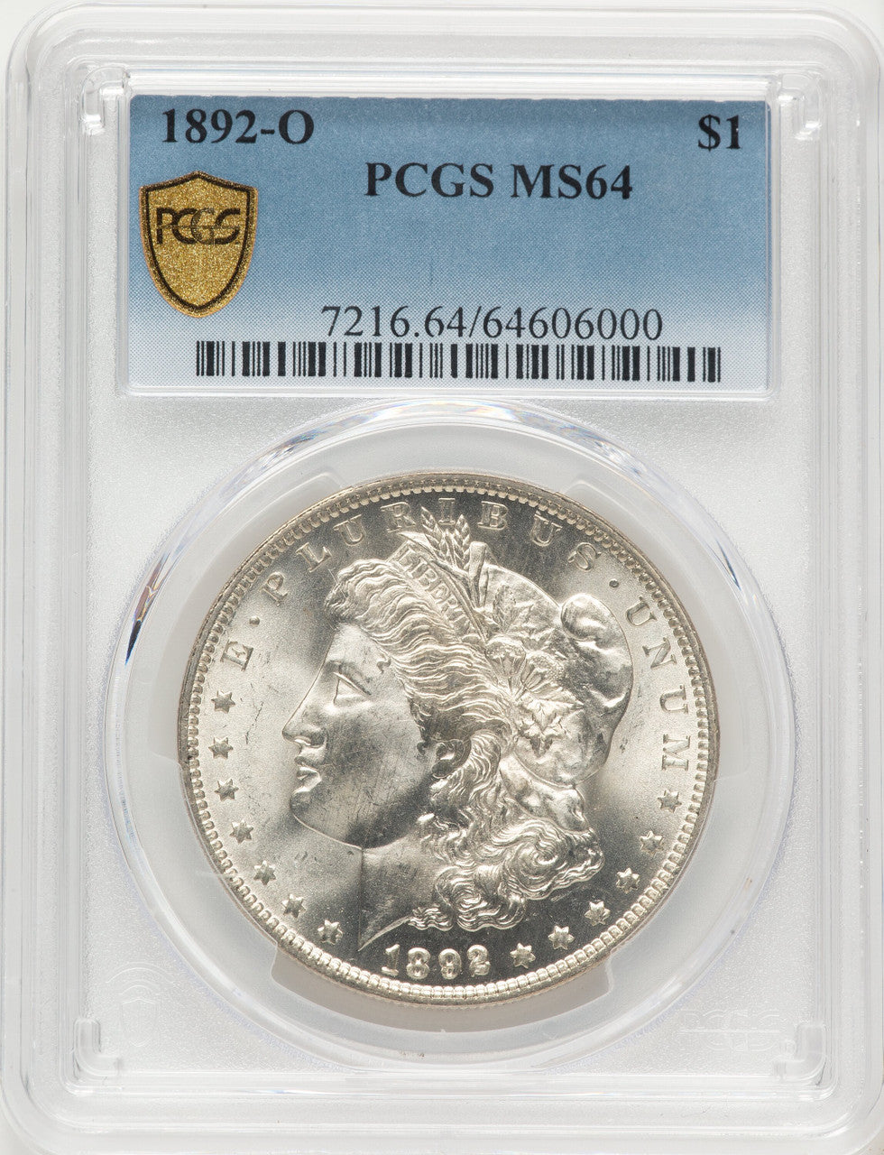 1892-O Morgan Dollar PCGS MS64