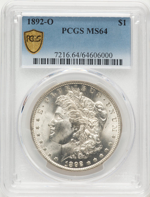 1892-O Morgan Dollar PCGS MS64