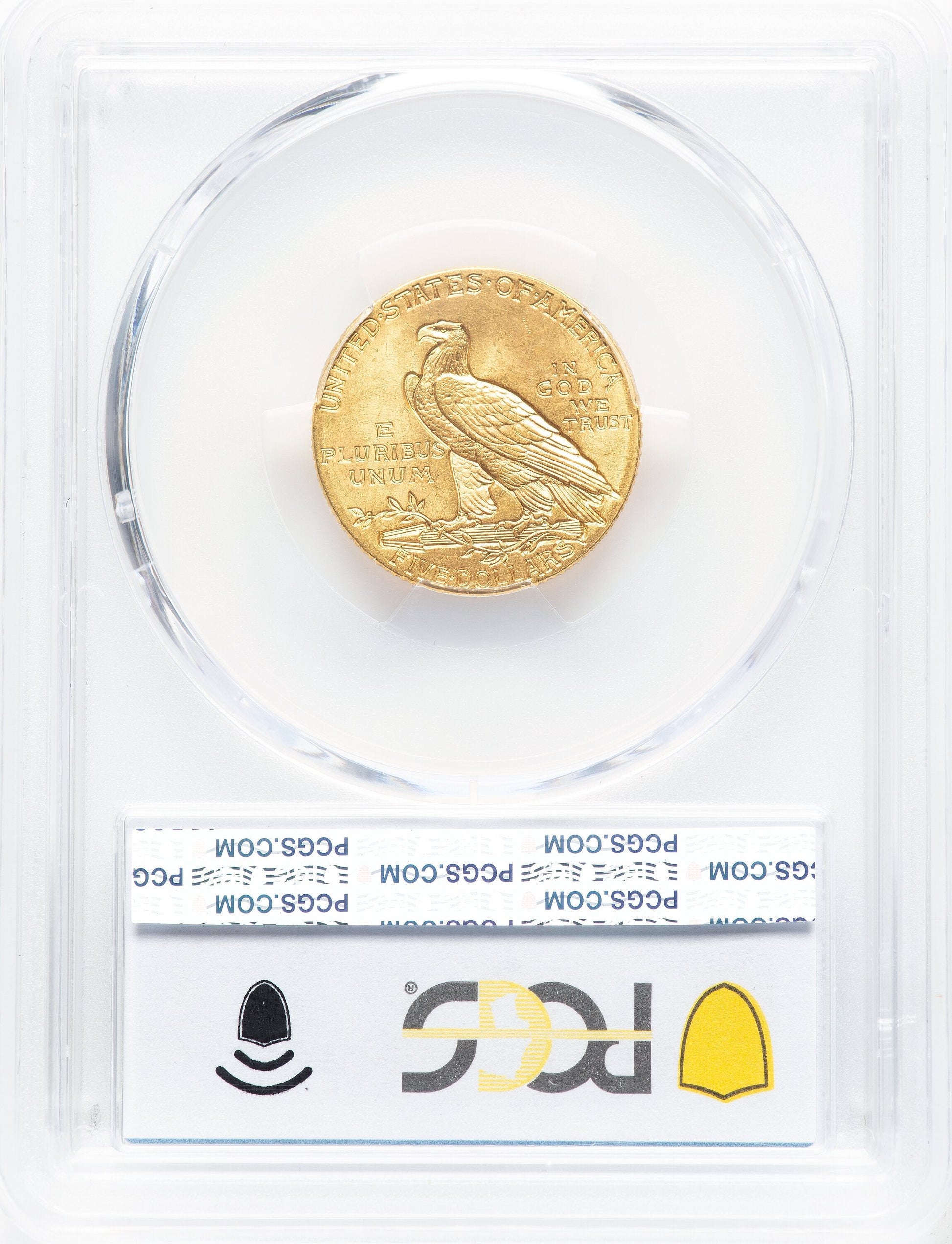 1908 $5 Indian Indian Half Eagle PCGS MS65