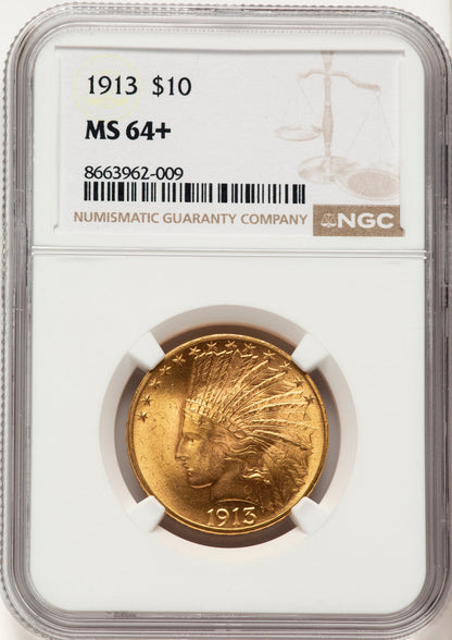 1913 $10 Indian Eagle NGC MS64+