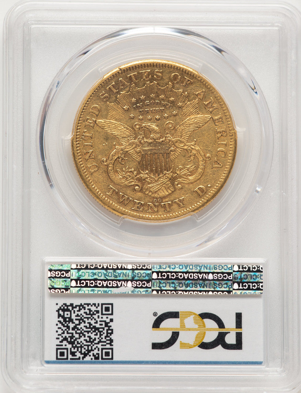 1875-CC $20 Liberty Double Eagle PCGS XF45