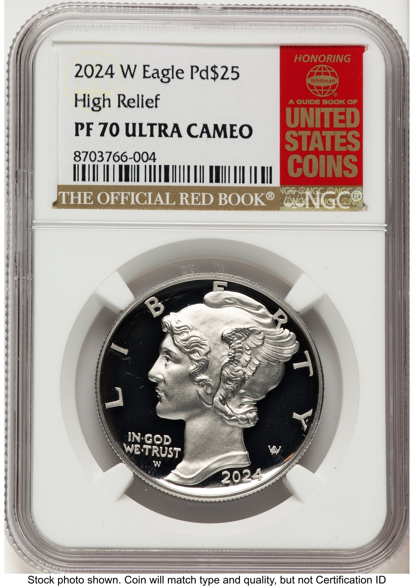 2024-W Palladium Eagle 1 oz Red Book NGC PF70