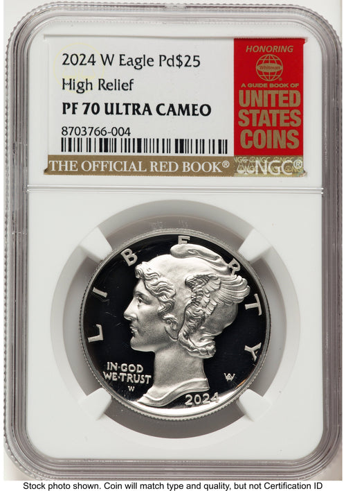 2024-W Palladium Eagle 1 oz Red Book NGC PF70