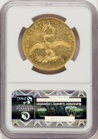 1795 $10 13 Leaves Early Eagle NGC MS61