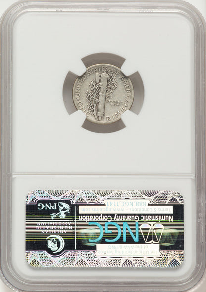 1942/1 10C FS-101 Mercury Dime NGC VF25