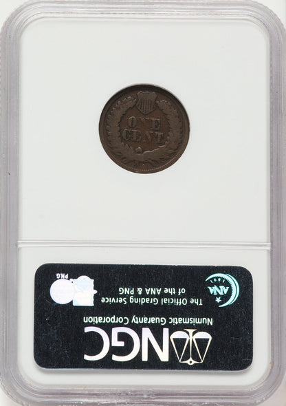 1877 1C BN Indian Cent NGC AG03