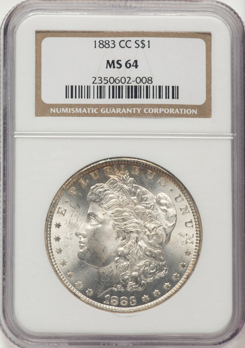 1883-CC Morgan Dollar NGC MS64