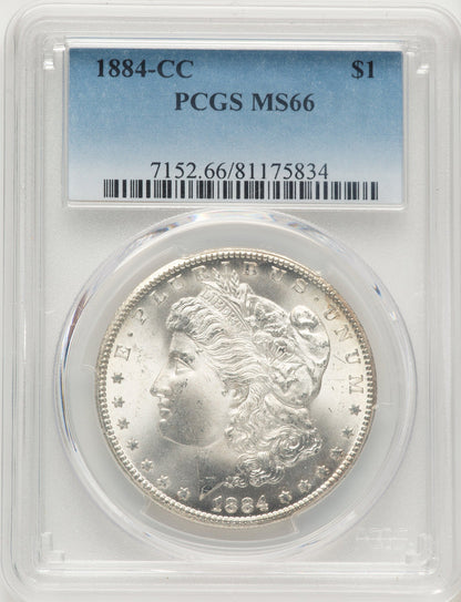 1884-CC Morgan Dollar PCGS MS66