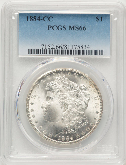 1884-CC Morgan Dollar PCGS MS66